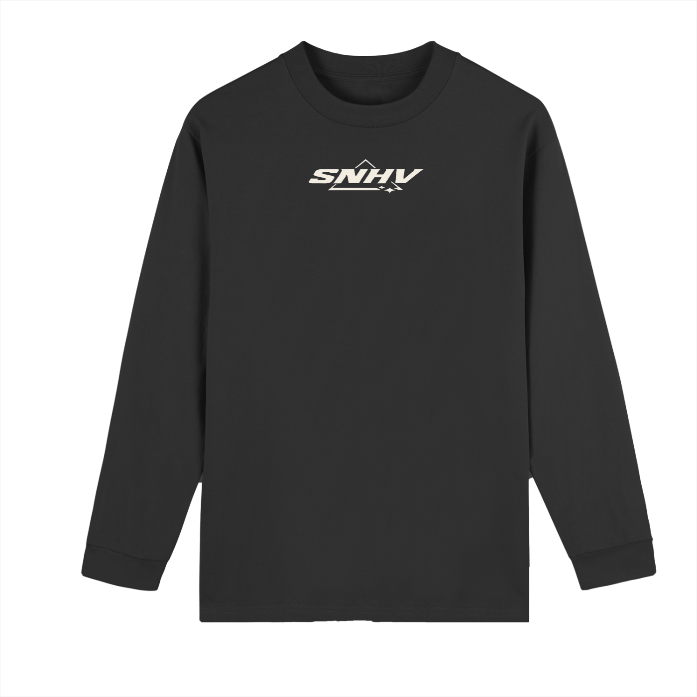 Crew Neck Drop Shoulder Long Sleeve Shirt